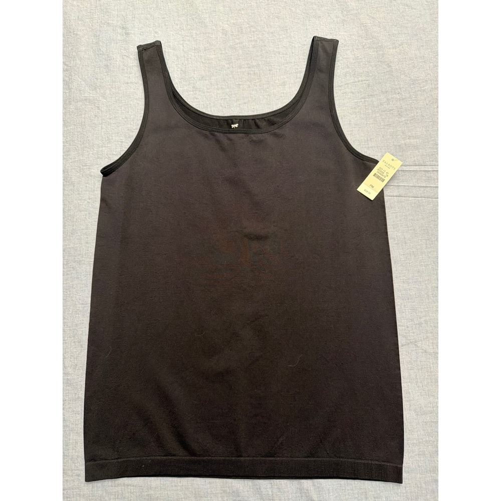 Talbots Petites Tank Top Lot of 3 Black/Cream/ White Scoop Neck Size MP NWT